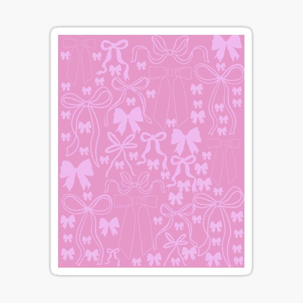 Artikel-Vorschau von Rosa Kokette Schleifen Muster Girly, designt und verkauft von ErynRoseDesign.