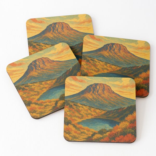 Item preview, Hallasan National Park – Volcanic Peak at Sunset designed and sold by Places On Earth.