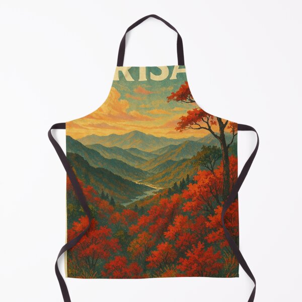 Item preview, Jirisan National Park – Autumn River Valley View designed and sold by Places On Earth.