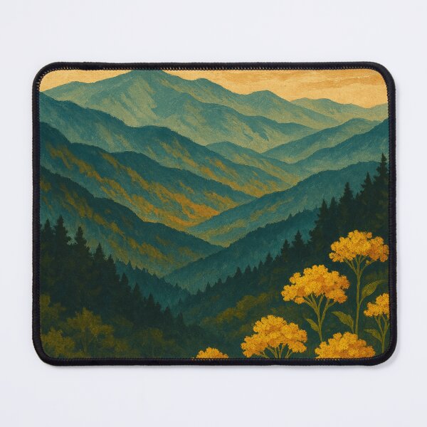 Item preview, Jirisan National Park – Yellow Wildflowers in Bloom designed and sold by Places On Earth.
