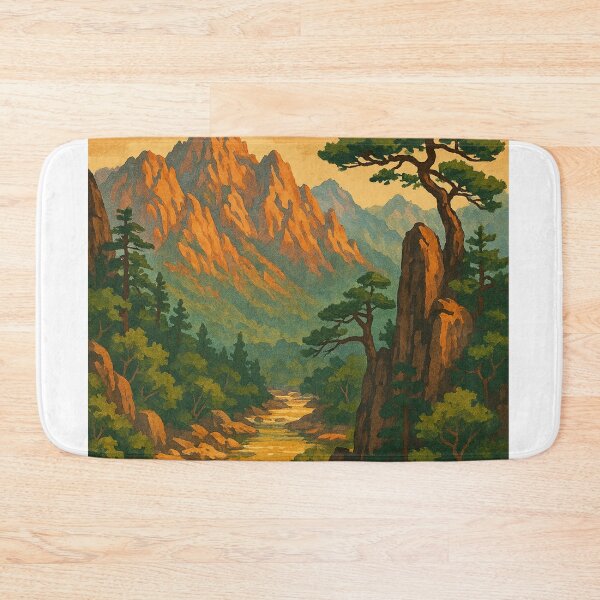 Item preview, Seoraksan National Park – Rocky River and Peaks designed and sold by Places On Earth.