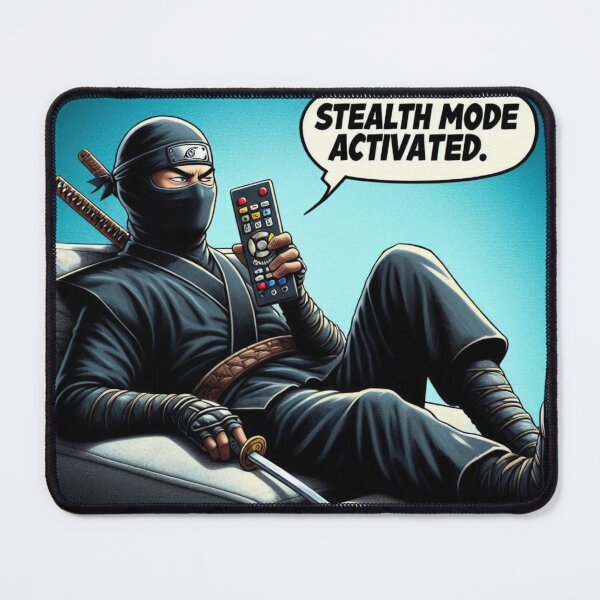 Artikelvorschau, Ninja-Stealth-Couch aktiviert entworfen und verkauft von Kezzie Prints.
