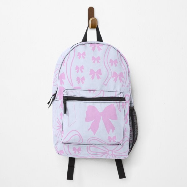 Item preview, Pink Bow and Blue Coquette Pattern Girly Bow Pattern Coquette Bow designed and sold by ErynRoseDesign.