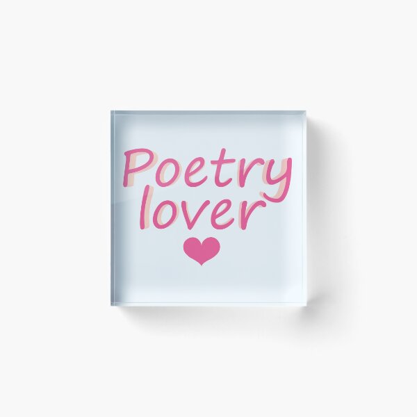 Item preview, Poetry lover designed and sold by YChangShop.
