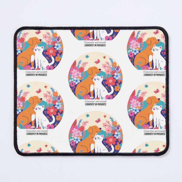 Item preview, Furry Friends Forever: Dog and Cat in Harmony designed and sold by SharpDigiDesign.
