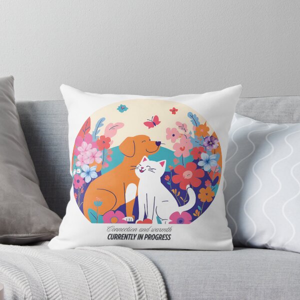 Item preview, Furry Friends Forever: Dog and Cat in Harmony designed and sold by SharpDigiDesign.