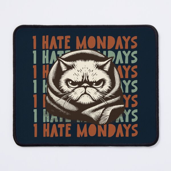 Item preview, Grumpy Cat, I Hate Mondays designed and sold by Hatitudeology.
