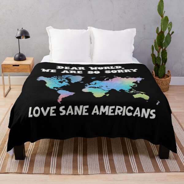 Item preview, Dear World We Are So Sorry Love Sane Americans Retro designed and sold by Cute-Collection.