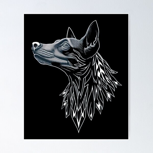 Item preview, Geometric Canine: Precision and Strength designed and sold by Farsky-Fashion.