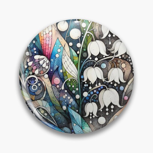 Item preview, Lily of the Valley Floral Design designed and sold by purplesensation.