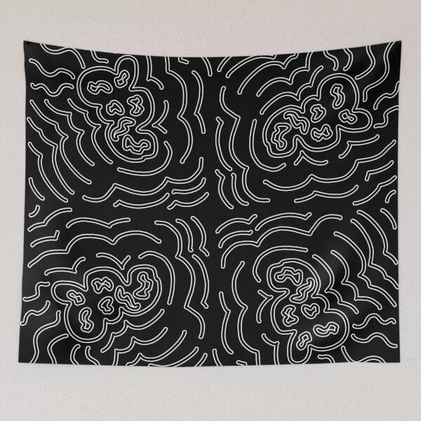 Item preview, Squiggles Tiled designed and sold by LizzieLizardArt.