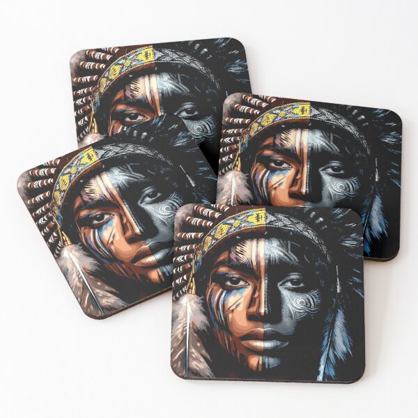 Item preview, Beautiful Native American Woman inspired art  designed and sold by Artbyminga.