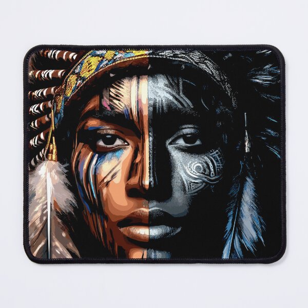 Item preview, Beautiful Native American Woman inspired art  designed and sold by Artbyminga.