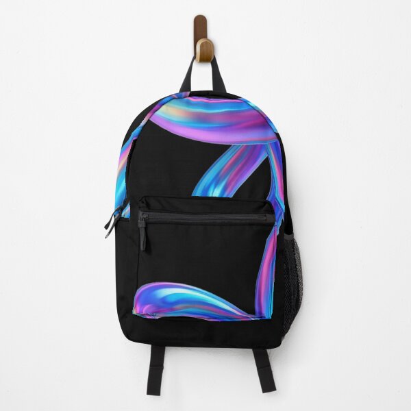 Item preview, Metallic Abstract Cyber 3d Shape Glossy Cyan Gradient | Futuristic Digital Art designed and sold by Bored Duck.