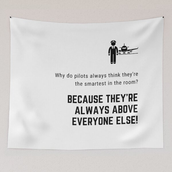 Item preview, Flying High with Humor: Pilot’s Quirky Adventures Unfold designed and sold by SharpDigiDesign.