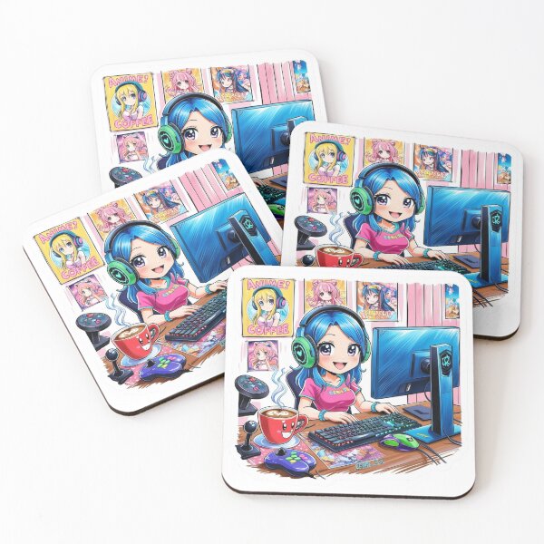 Item preview, Coffee, Anime and Combos - Design for Gamers and Otakus designed and sold by All Creative Designer.