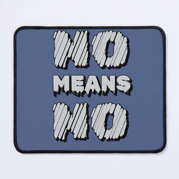 Item preview, No Means No – Bold Feminist Empowerment Statement Design designed and sold by ArtsyExplorer.