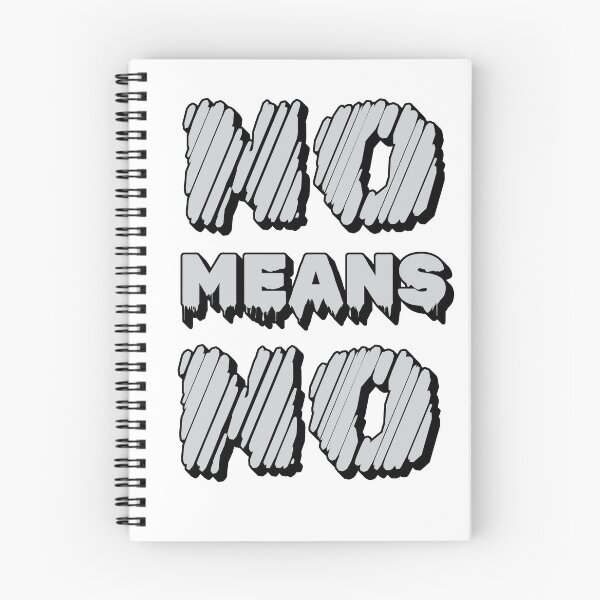 Item preview, No Means No – Bold Feminist Empowerment Statement Design designed and sold by ArtsyExplorer.