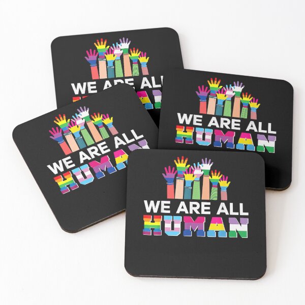 Item preview, LGBT gay flag ally we are all human pride month designed and sold by Filek-mable.