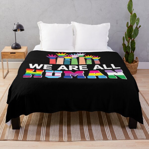 Item preview, LGBT gay flag ally we are all human pride month designed and sold by Filek-mable.