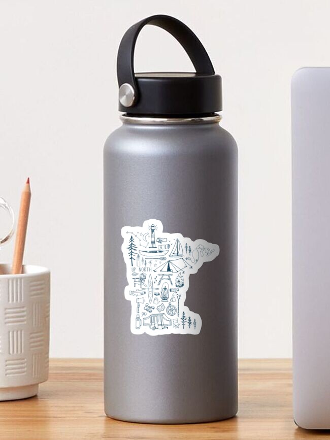 Imagen 1 de 3, Pegatina con la obra Colección de Minnesota Outdoor, diseñada y vendida por GreatLakesLocal.