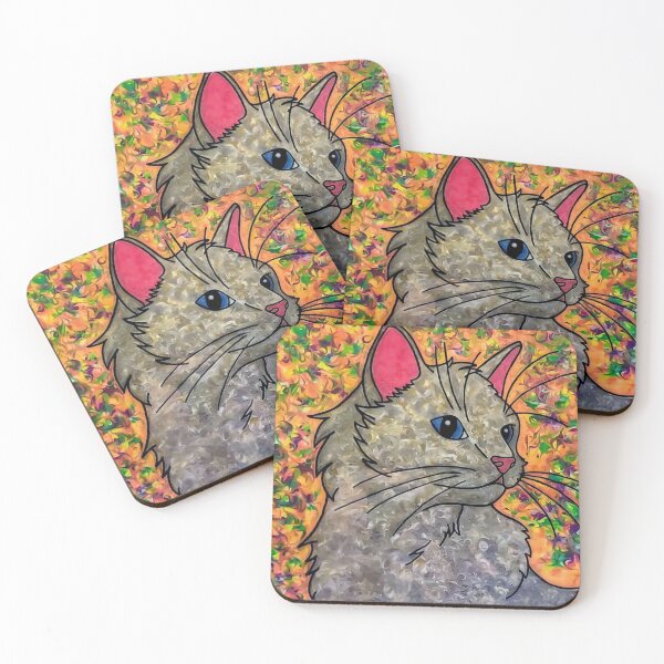 Item preview, Grey cat designed and sold by KeekneesKustoms.