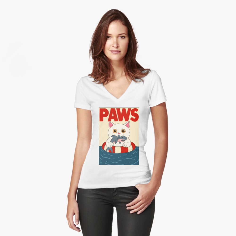 Item preview, Fitted V-Neck T-Shirt designed and sold by jess1586.