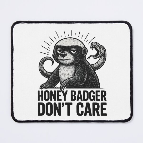 Item preview, Honey Badger Dont Care designed and sold by Bobo-fish.