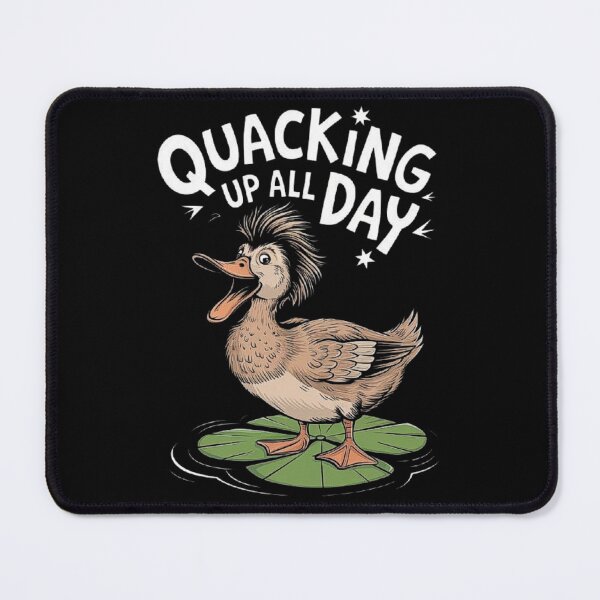 Item preview, Funny Duck Illustration - Quacking Up All Day Cute Cartoon Design designed and sold by love3617.