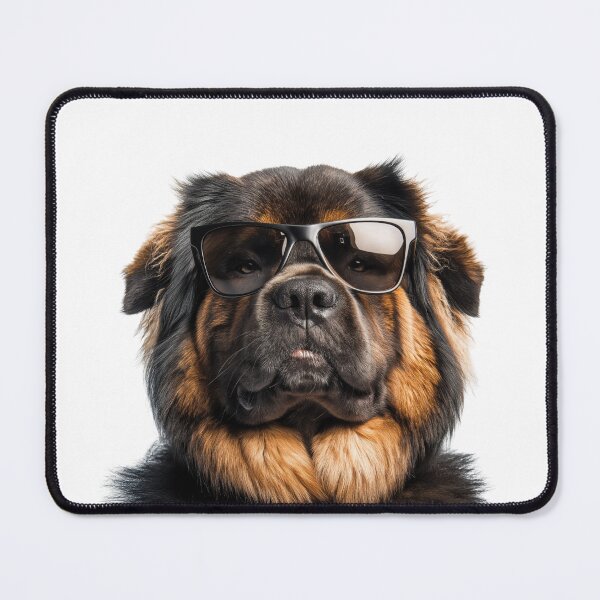 Item preview, Funny cool Tibetan Mastiff Dog wearing sunglasses designed and sold by LazyOwlStore.