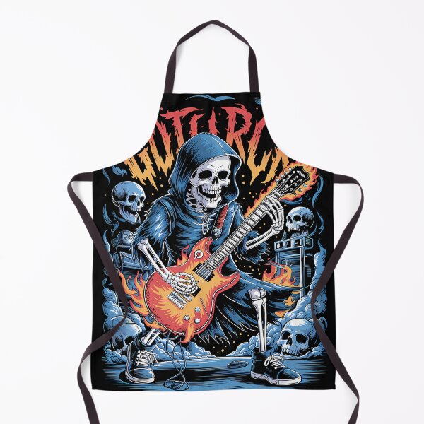 Item preview, Gothic Skeleton Rocker in Hoodie – Grim Concert designed and sold by AP_1979.
