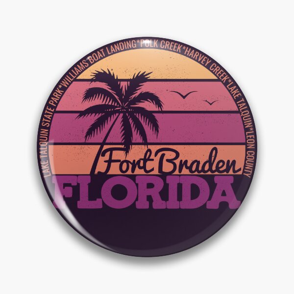 Item preview, Fort Braden Florida Retro Sunset Local Pride Logo designed and sold by CRHPOD20.