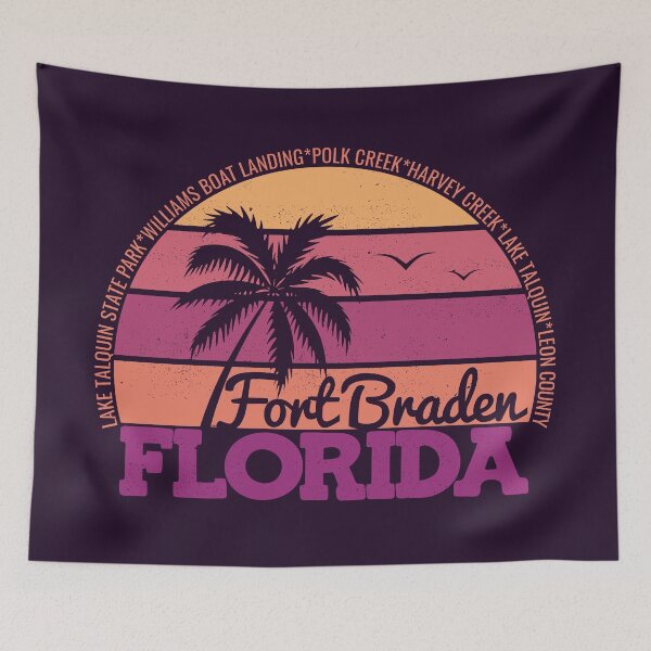 Item preview, Fort Braden Florida Retro Sunset Local Pride Logo designed and sold by CRHPOD20.