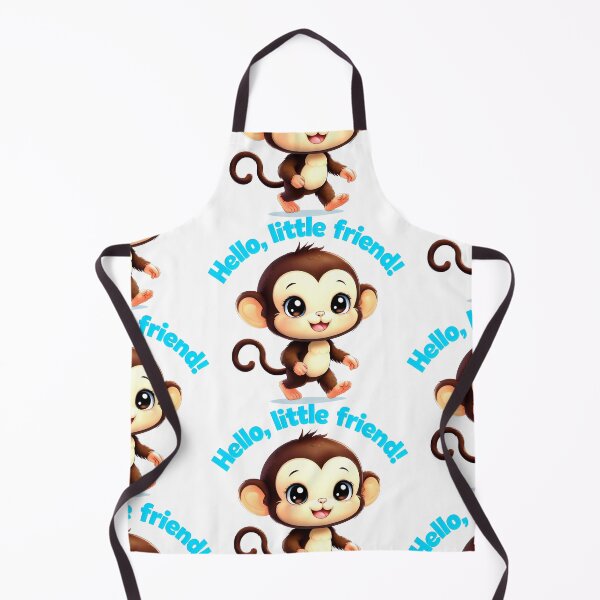 Item preview, Hello, Little Friend Adorable Pygmy With White Smile designed and sold by SplashTastic.