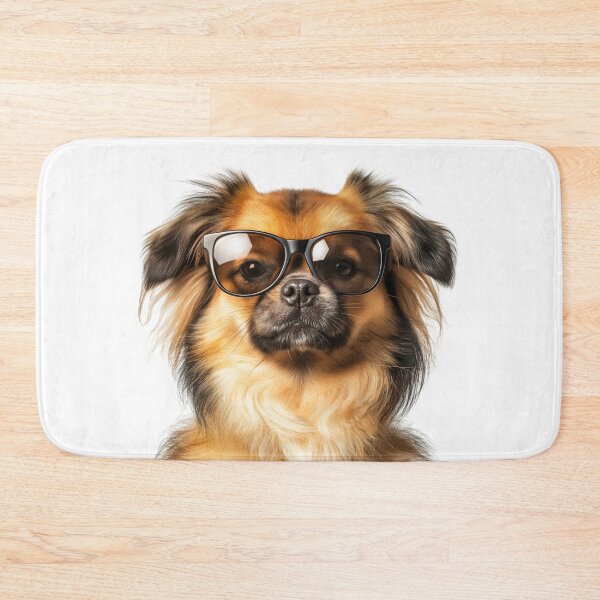 Item preview, Funny cool Tibetan Spaniel Dog wearing sunglasses designed and sold by LazyOwlStore.