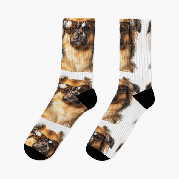 Item preview, Funny cool Tibetan Spaniel Dog wearing sunglasses designed and sold by LazyOwlStore.