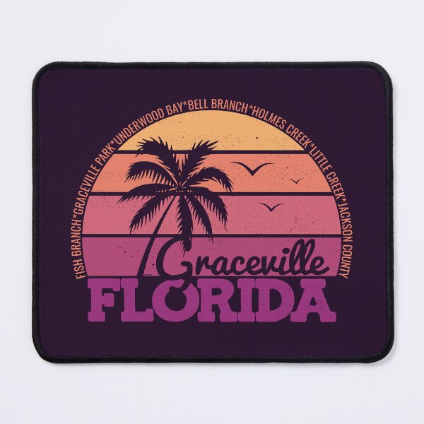 Item preview, Graceville Florida Retro Sunset Local Pride Logo designed and sold by CRHPOD20.