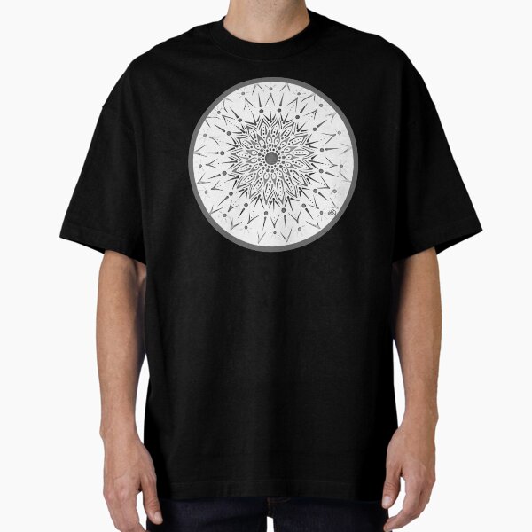 Item preview, Mandala round, positive gray designed and sold by EB-DigitalART.