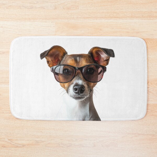 Item preview, Funny cool Toy Fox Terrier Dog wearing sunglasses designed and sold by LazyOwlStore.