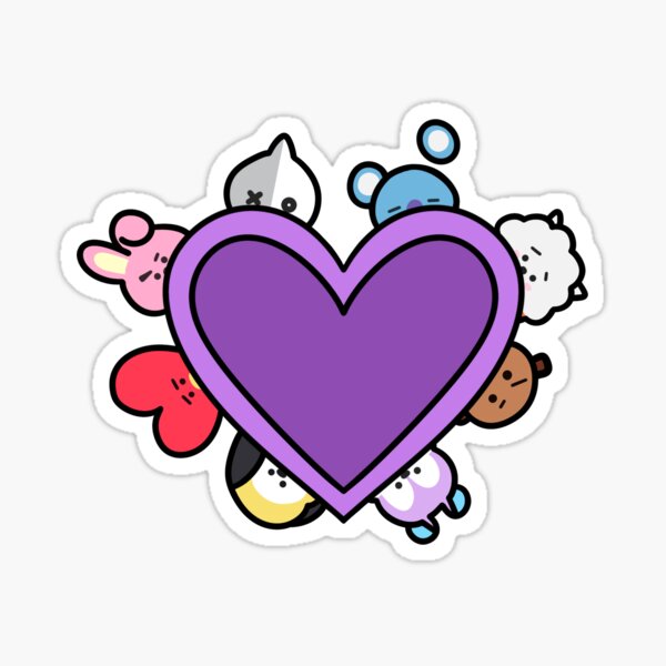 Artikel-Vorschau von BT 21 Borahae, designt und verkauft von kidulting.co.