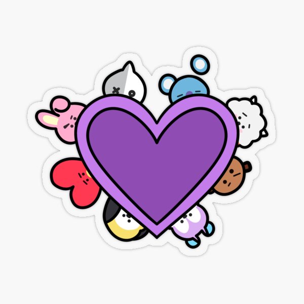 Artikel-Vorschau von BT 21 Borahae, designt und verkauft von kidulting.co.