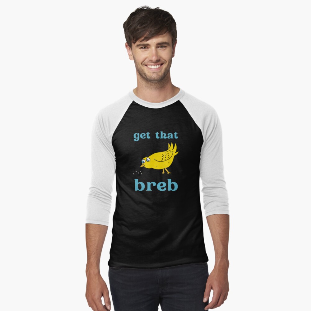 Item preview, Baseball ¾ Sleeve T-Shirt designed and sold by SeagullEatChip.