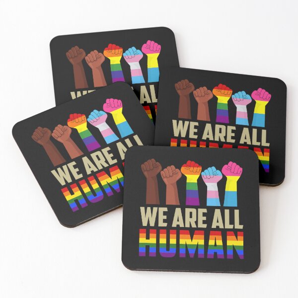 Item preview, Rainbow Transgender Gay Pride We Are All Human designed and sold by Filek-mable.