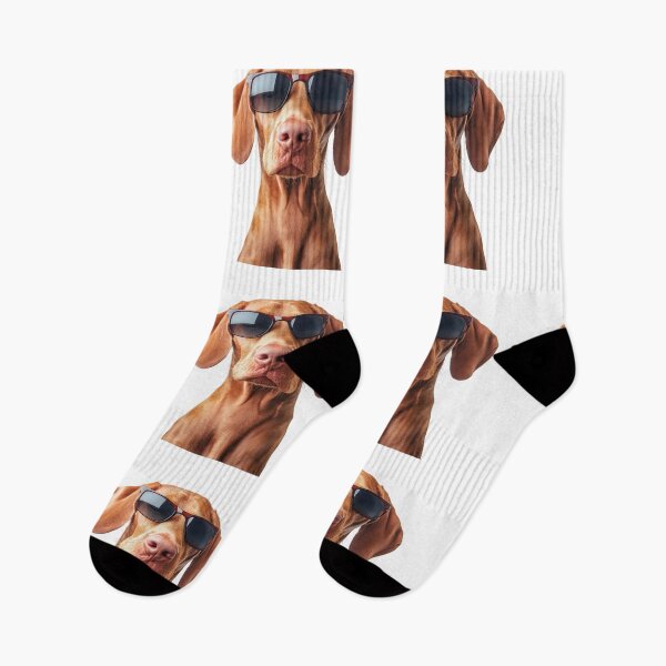 Item preview, Funny cool Vizsla Dog wearing sunglasses designed and sold by LazyOwlStore.
