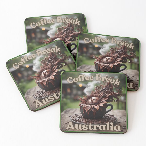 Item preview, Coffee Break, Australia - Unique Art designed and sold by maiseygirls.