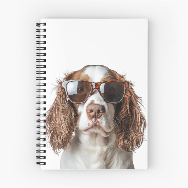 Item preview, Funny cool Welsh Springer Spaniel Dog wearing sunglasses designed and sold by LazyOwlStore.