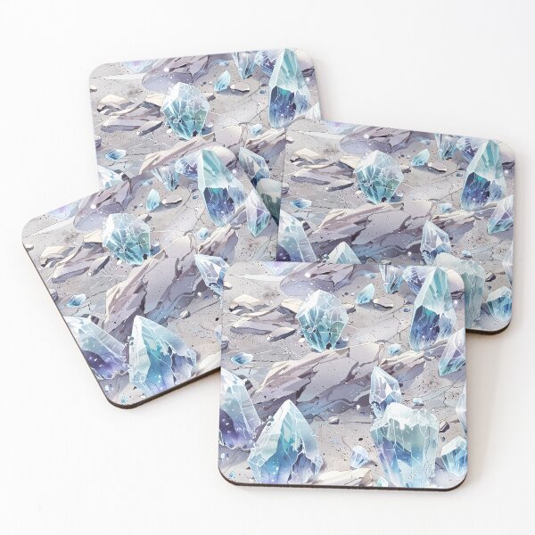 Item preview, Dreamy landscape of oversized crystals designed and sold by CoolPixels.
