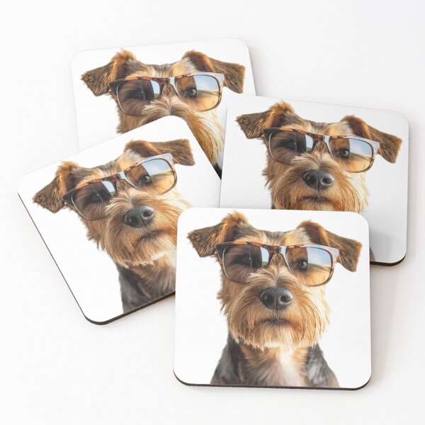 Item preview, Funny cool Welsh Terrier Dog wearing sunglasses designed and sold by LazyOwlStore.