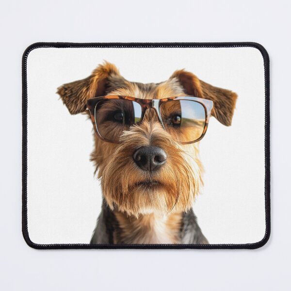 Item preview, Funny cool Welsh Terrier Dog wearing sunglasses designed and sold by LazyOwlStore.