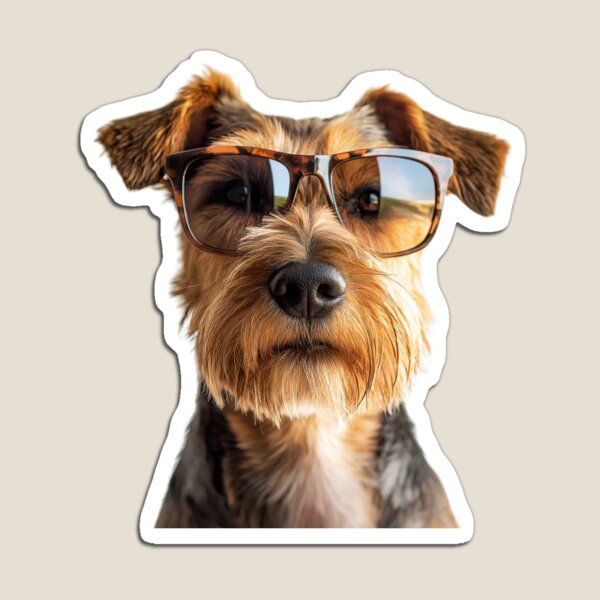 Item preview, Funny cool Welsh Terrier Dog wearing sunglasses designed and sold by LazyOwlStore.